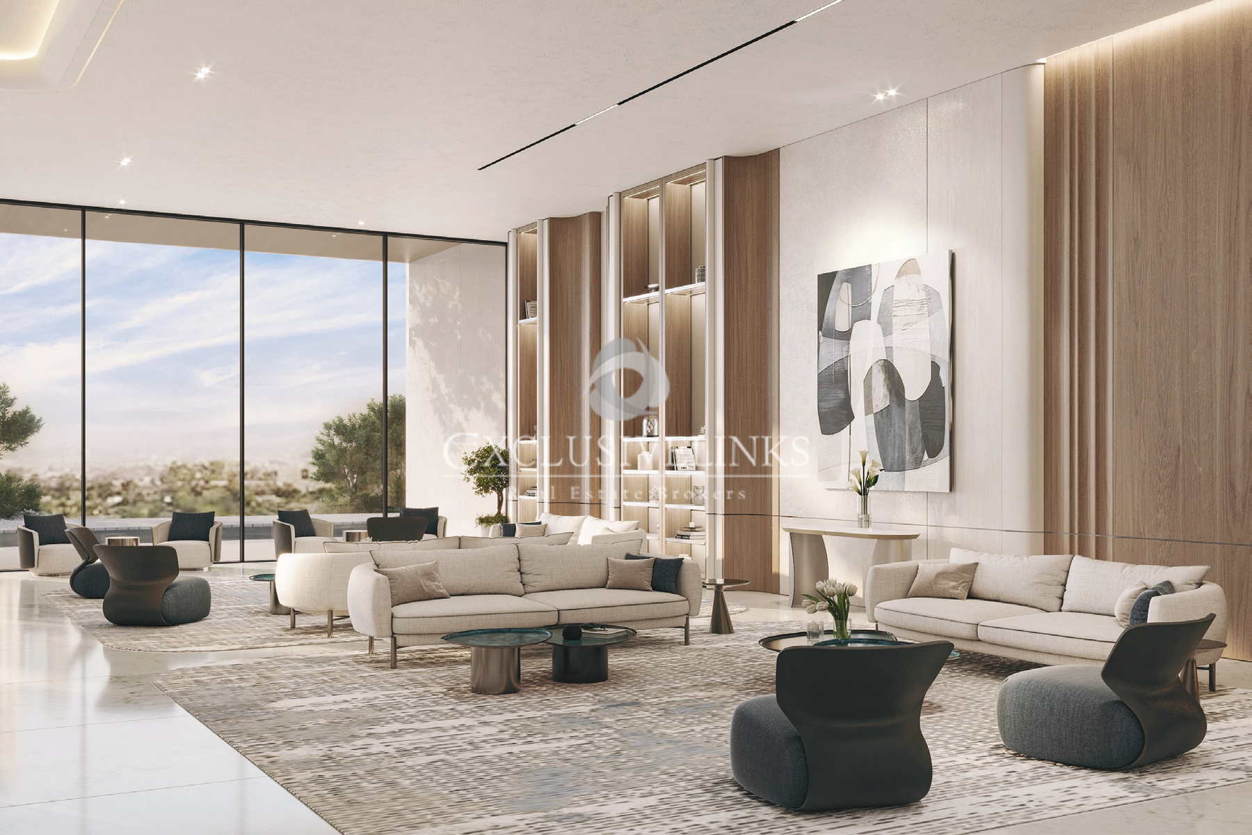 Luxurious 1BR | Panoramic Golf Course Views