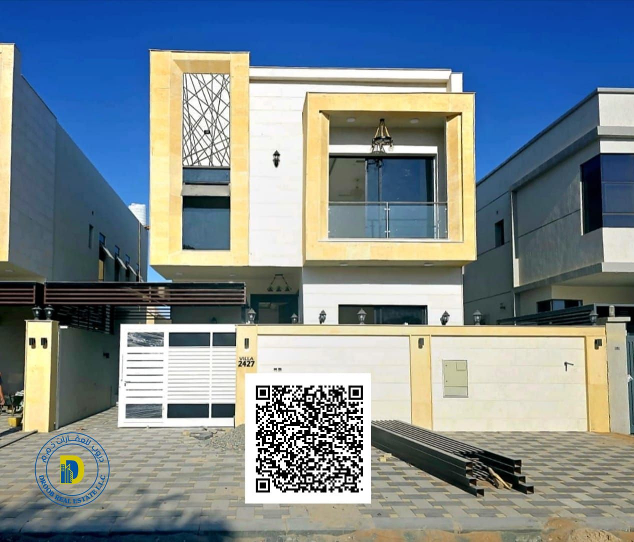 Luxury villa for sale, in Al Muwaihat area, 5 bedrooms at a very attractive price.