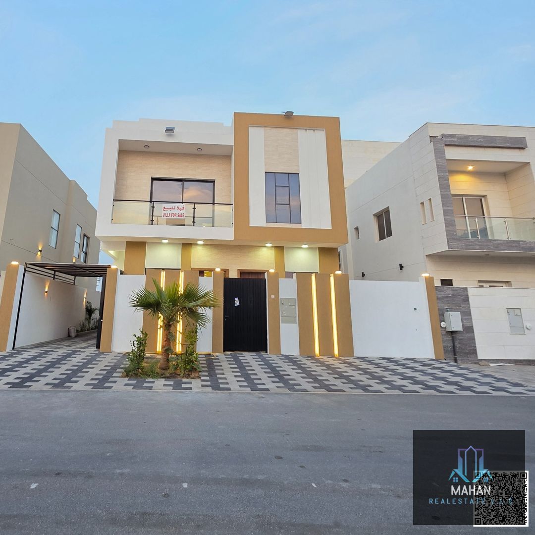 Al Zahia Two-story villa with a roof terrace 6 master bedrooms with built-in wardrobes Maid's room with bathroom Living room and majlis with washrooms and toilets Fully equipped kitchen Land area: 3014 sq ft Built-up area: 3750 sq ft Asking price: AED 1,7