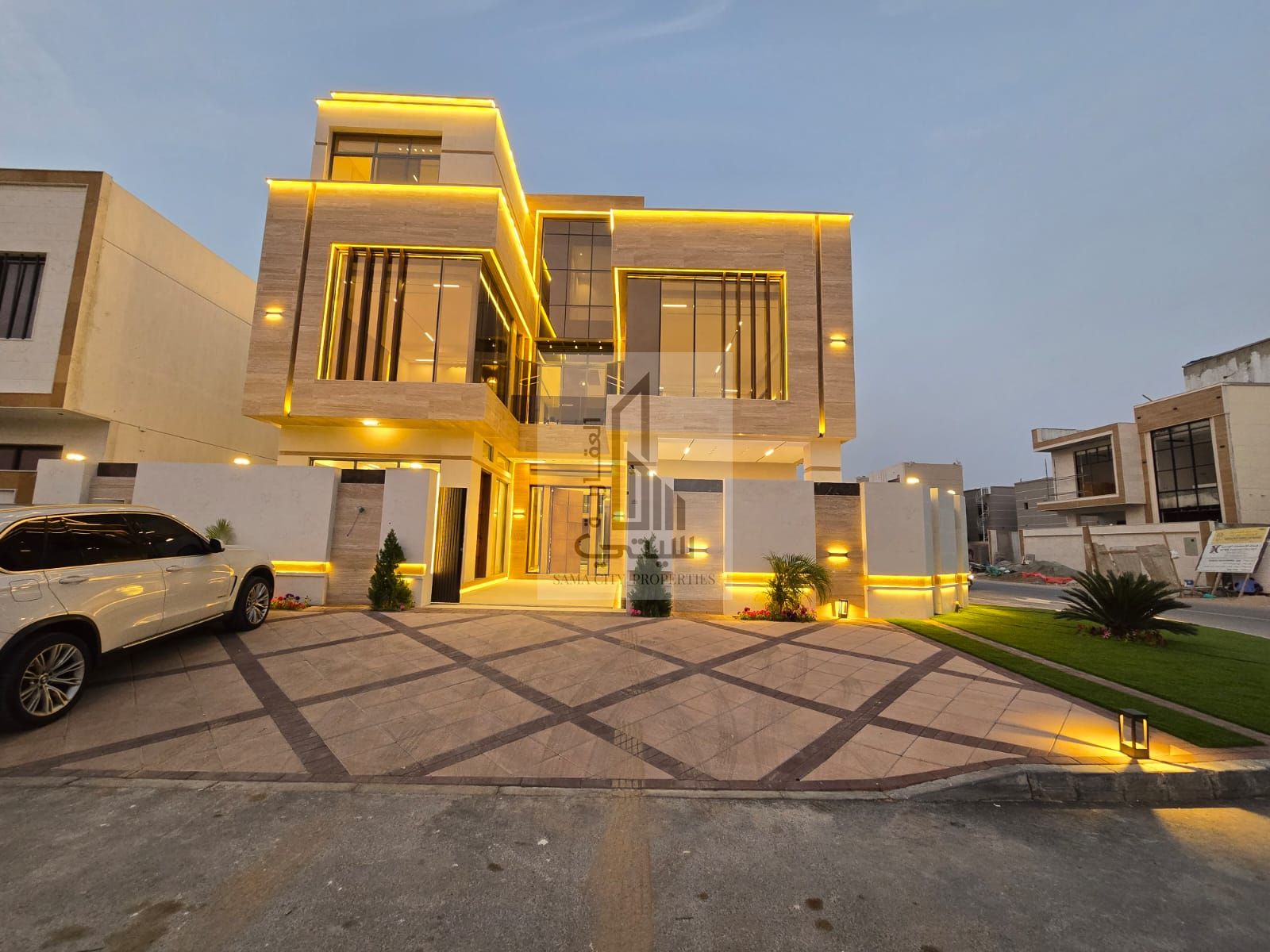 luxurious villa with European design and super deluxe finishes