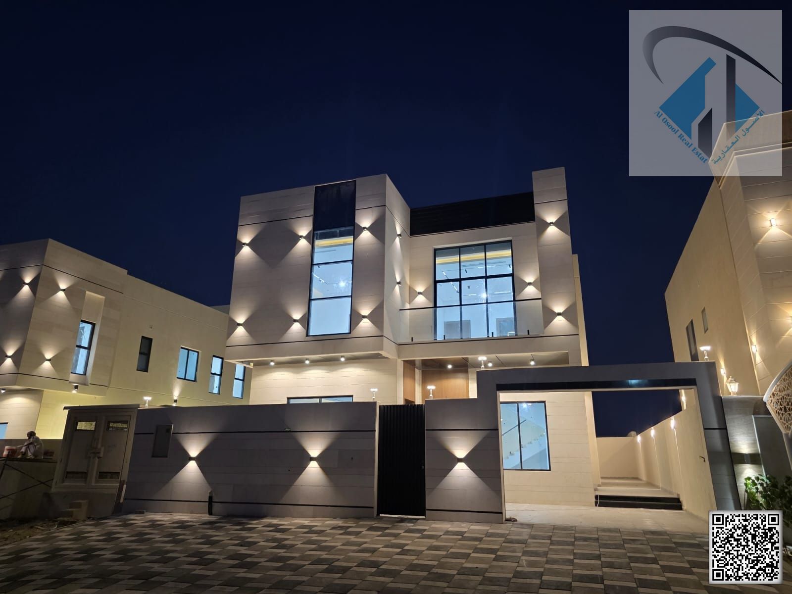 One of Ajman's most luxurious villas for sale in a prime location, including registration and ownership fees | Bank financing available with flexible