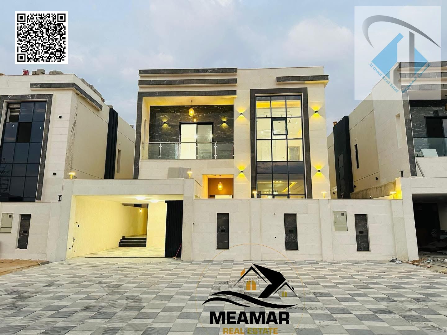 One of Ajman's most luxurious villas for sale in a prime location, including registration and ownership fees | Bank financing available with flexible
