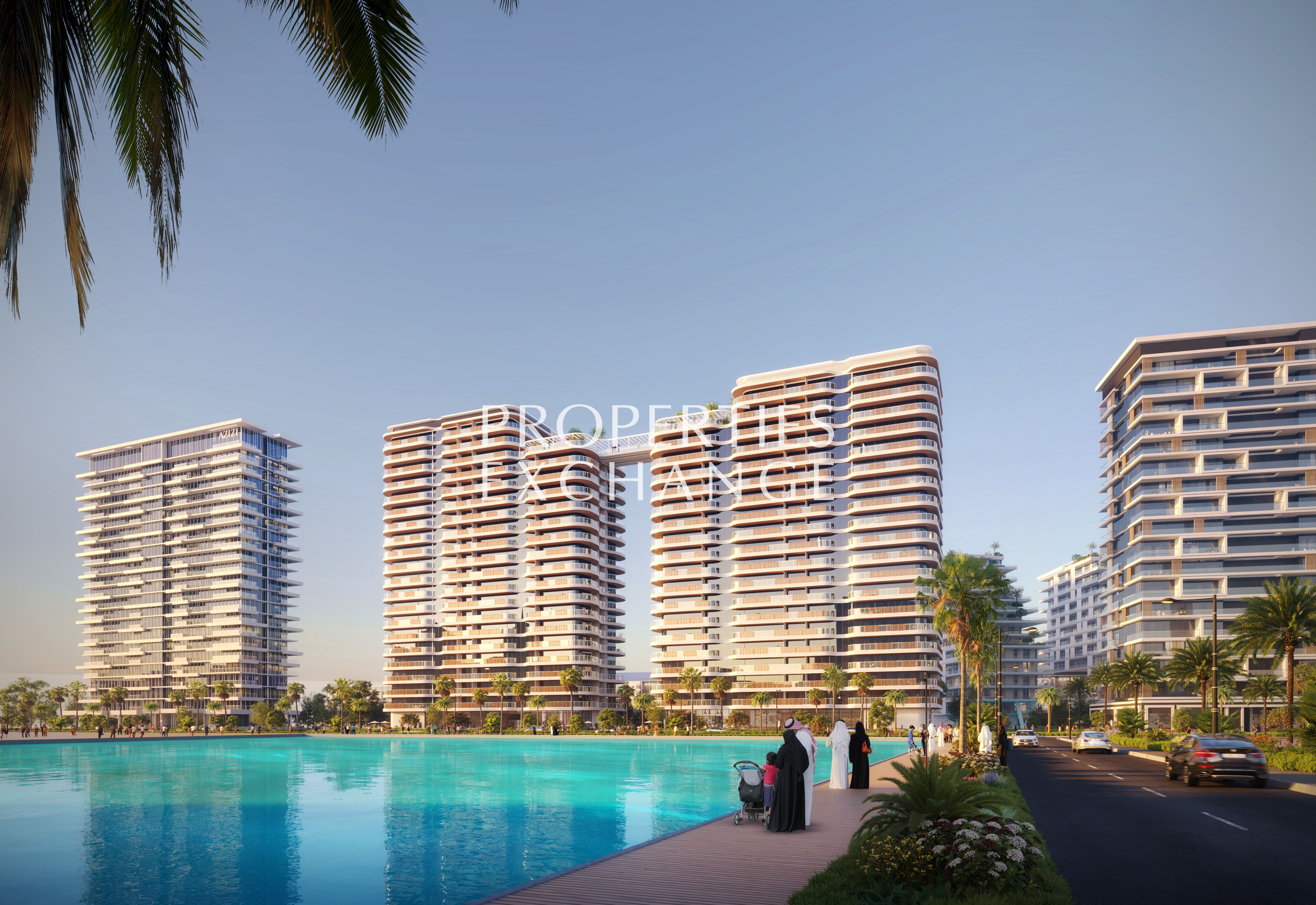 Azizi Venice/Lagoon Community in Dubai south/ Spacious 3-Bedroom