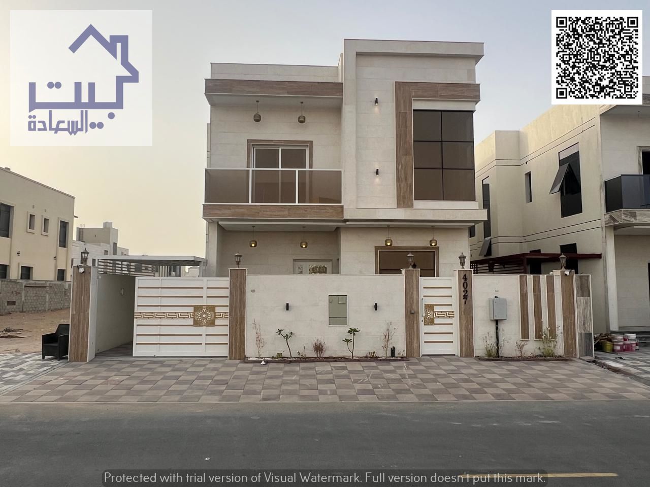 Luxury villa with a modern design and strategic location, close to amenities, just minutes from Sheikh Mohammed Bin Zayed Road. Freehold ownership for