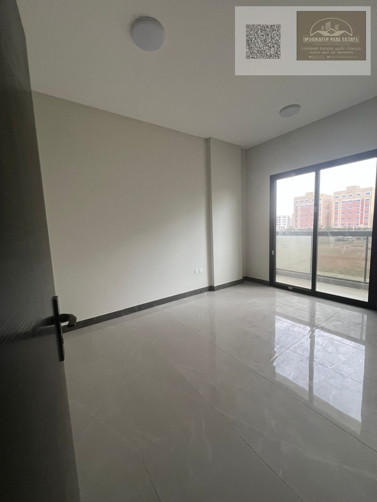 First occupant apartment Al Jurf 3, 2BR hall, master, balcony, central AC