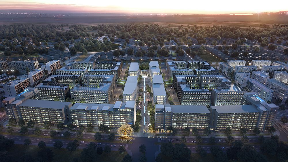 "Live in the heart of the future. . . A luxury family apartment on the avenue is ready to be your new home today. "