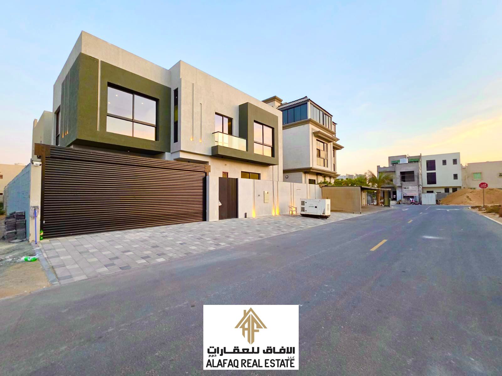 Luxury ready-to-move-in villa for sale in Al Zahya with elegant finishing, smart layout, 5 bedrooms including AC, priced at AED 1.65M, unmissable rare