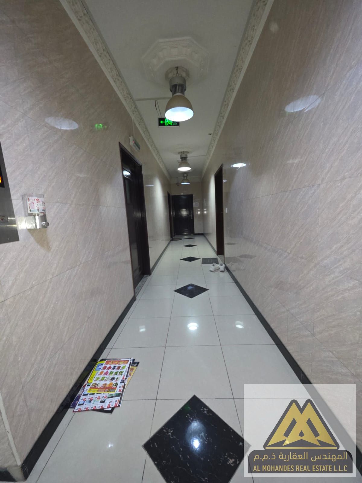 Studio available for annual rent with a very spacious area, large separate kitchen, 23000