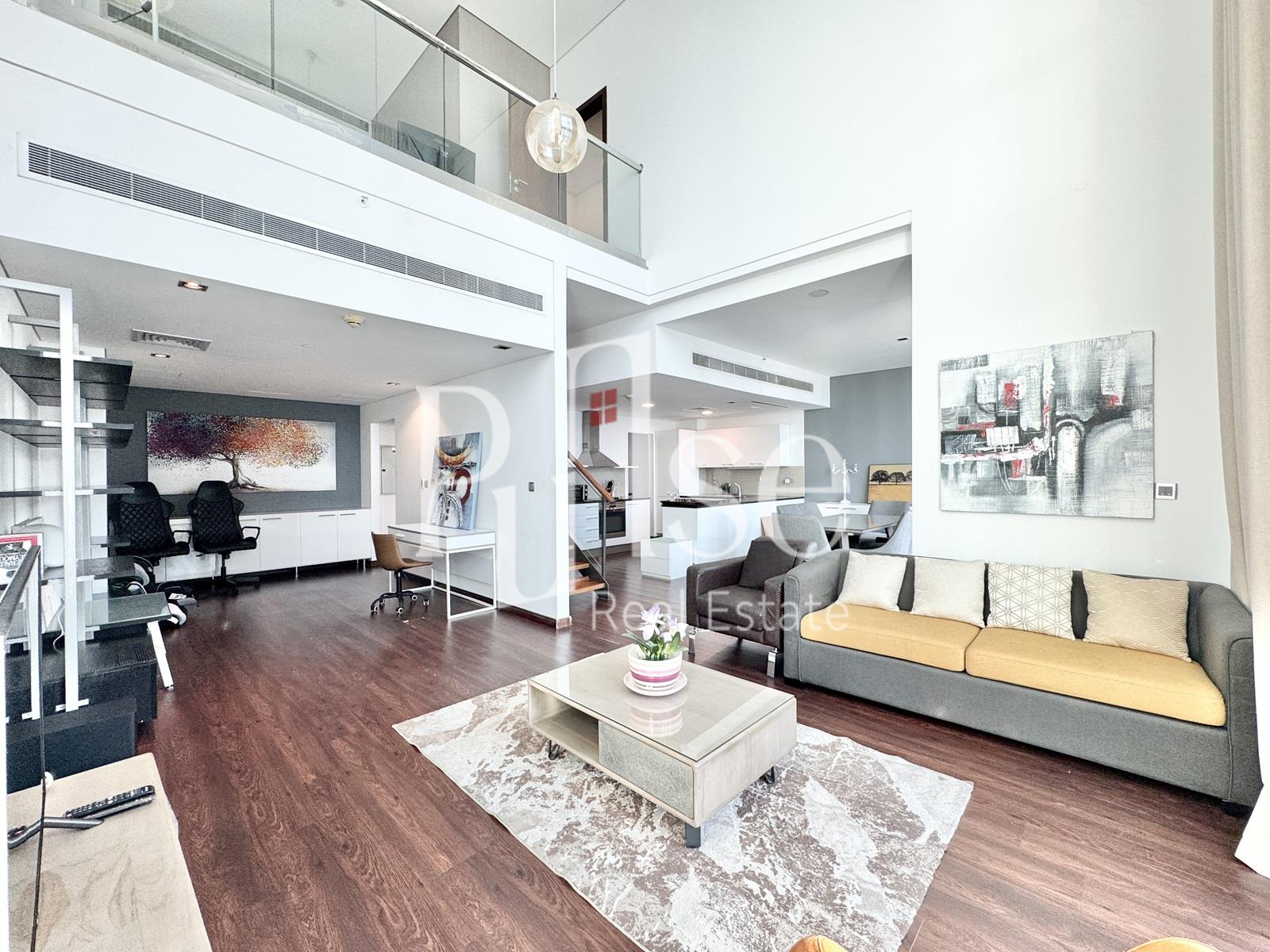 Fully Furnished 2BR | Loft Style | DIFC View