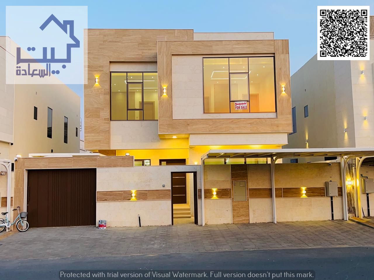 Luxury villa with a modern design and strategic location, close to amenities, just minutes from Sheikh Mohammed Bin Zayed Road. Freehold ownership for