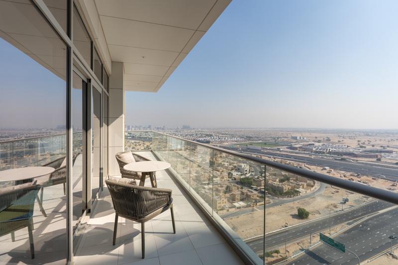 BRAND NEW HIGH QUALITY FULLY FURNISHED AND EQUIPPED 2 BED/HALL APARTMENT VACNAT IN MARRIOT RESEDENCE T2 (STUNNING VIEW)