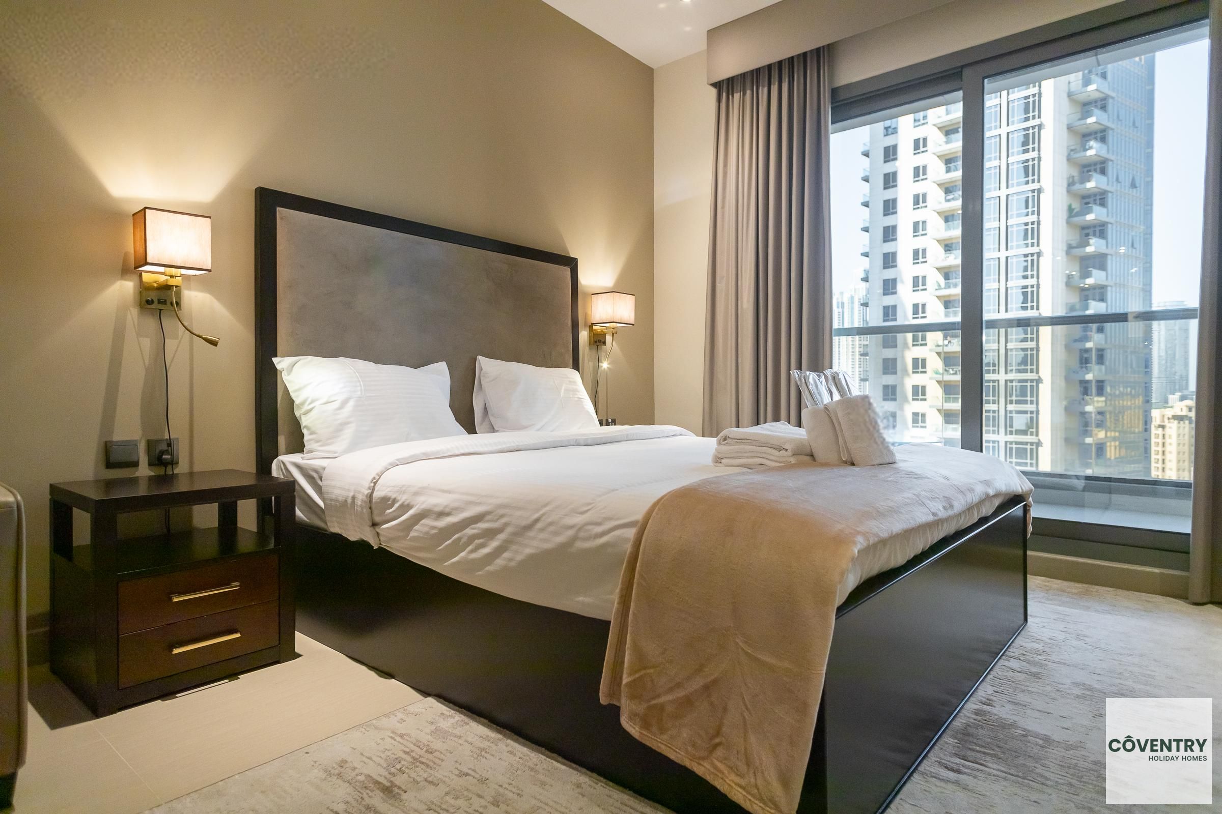 AVAILABLE TO BOOK NOW | DIRECT BURJ KHALIFA VIEW FROM APARTMENT | for a studio with balcony and Burj Khalifa view in Downtown
