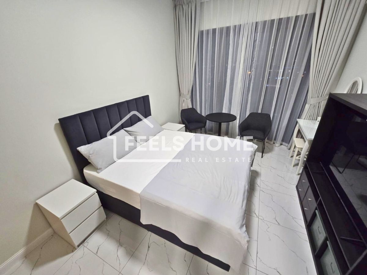Fully Furnished Studio for Rent | Near Metro | SZR View | AED 52K | 1 Cheque