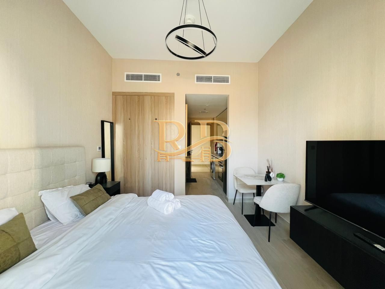 STUDIO, AZIZI RIVIERA,FURNISHED, SPACIOUS, BIG, BRAND NEW , NEW BUILDING