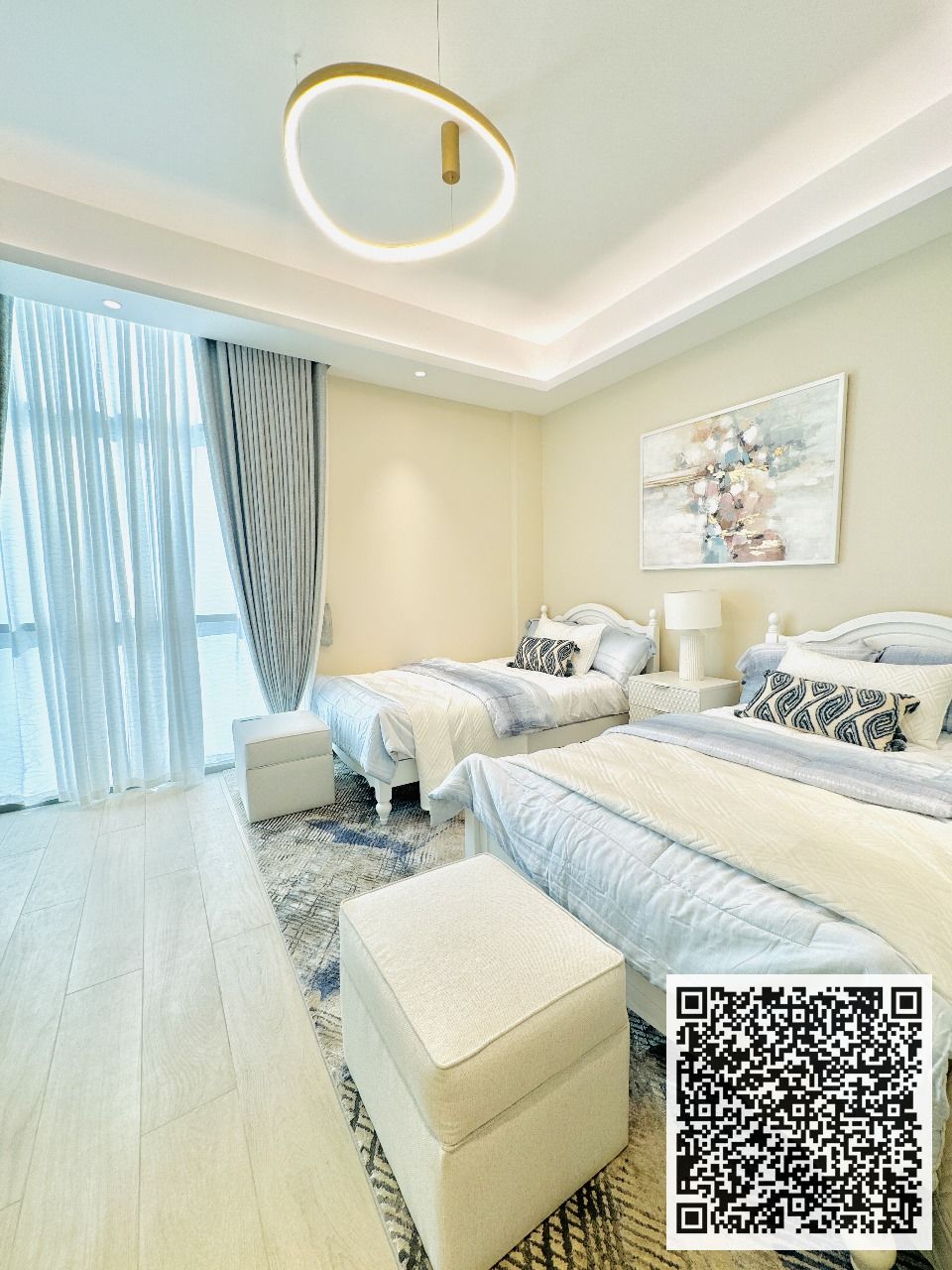 A unique opportunity to own a modern residence in Creek Tower with elegant design attractive views