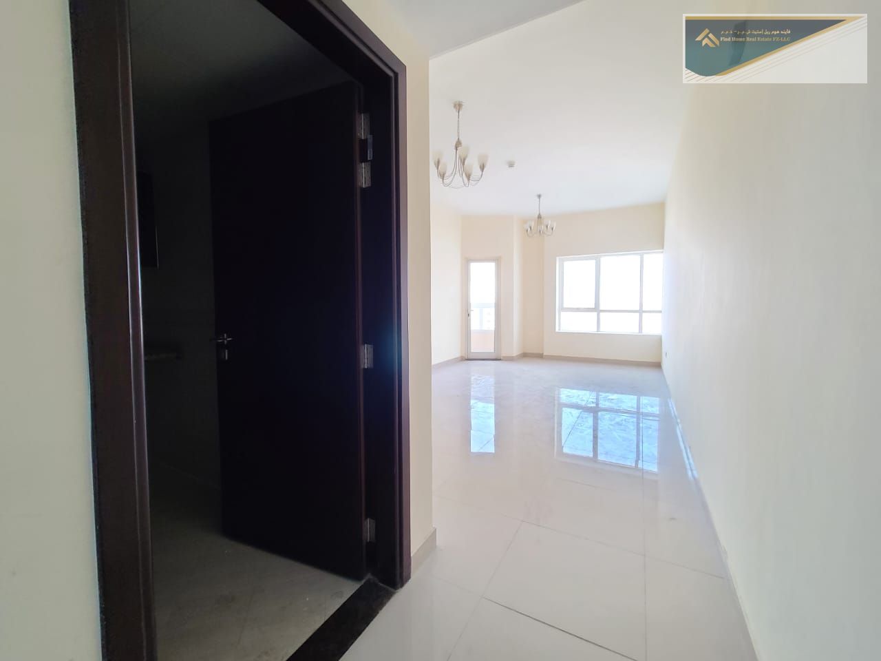 LAST UNIT ! BRAND NEW FULLY SPACIOUS 2 BHK WITH BALCONY MASTER BEDROOM WARDROBE ONLY FOR FAMILY 46K IN ABU SHAGARA