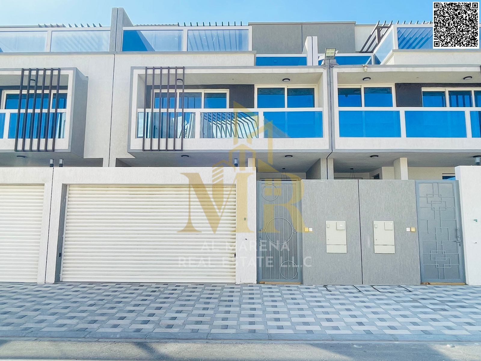 A villa with a price including electricity, water and air conditioning on the main street, ready to move in, in the most prestigious areas of Ajman. F