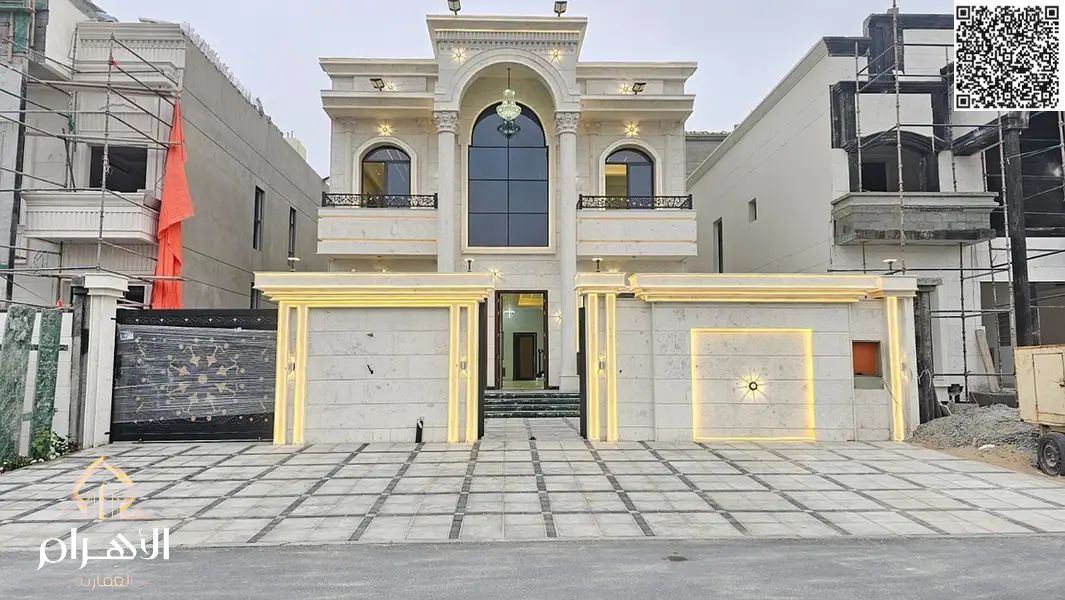 Villa for sale, price includes fees, high-end finishing | 6 master bedrooms | Roof with waterfall | Prime location -