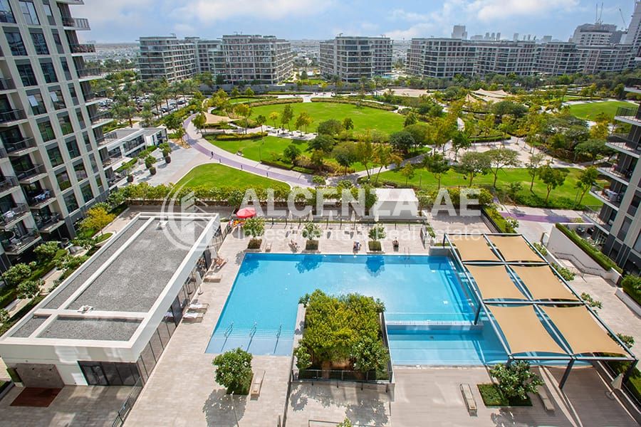 Furnished 2BR | Pool and Park View