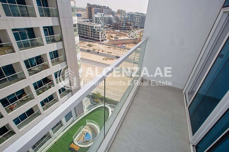 Semi Furnished Studio with Balcony | Vacant