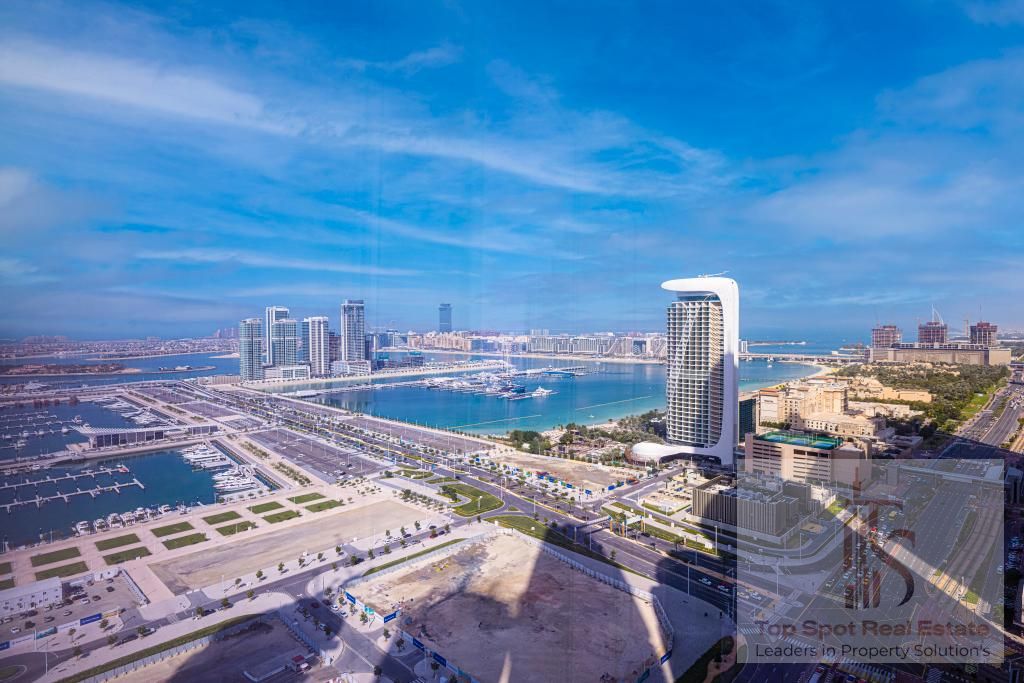 Unfurnished | Full Sea & Atlantis View | High Floor