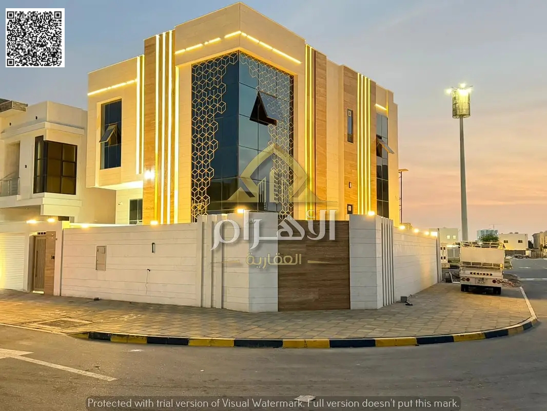 European-style villa for sale, custom-finished, two floors and a rooftop terrace, 5 rooms. Includes registration and ownership fees