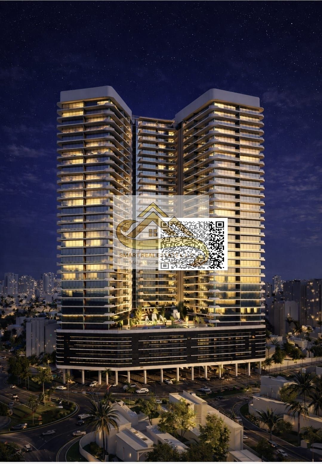 Own your apartment at amwaj tower ajman with only 10% down payment | Pay 1% monthly and start a luxury lifestyle | modern lifestyle with see view |