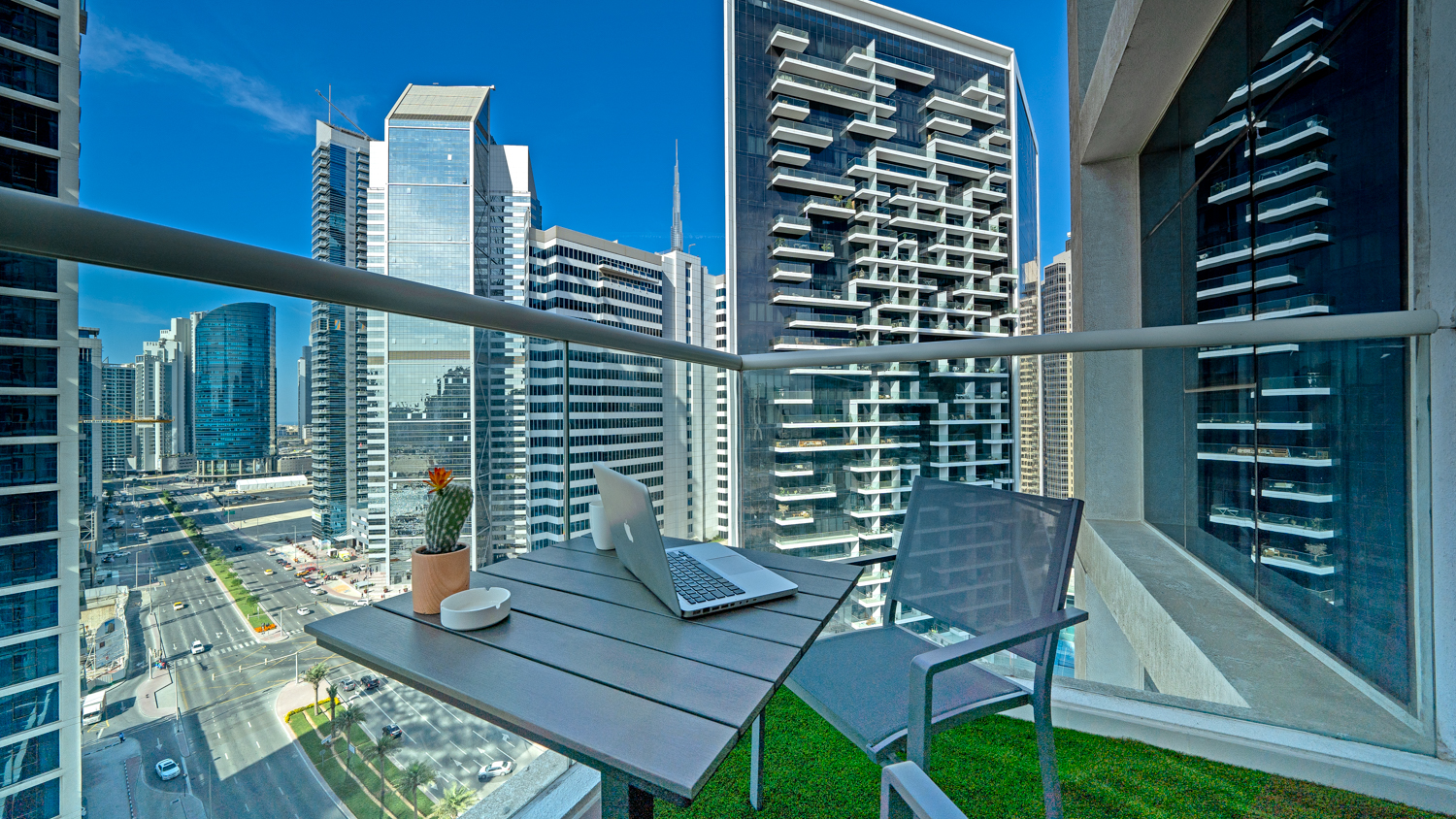 Spacious Studio | Khalifa View | Pool & Canal View | RTA Bus Access | All Bills Included