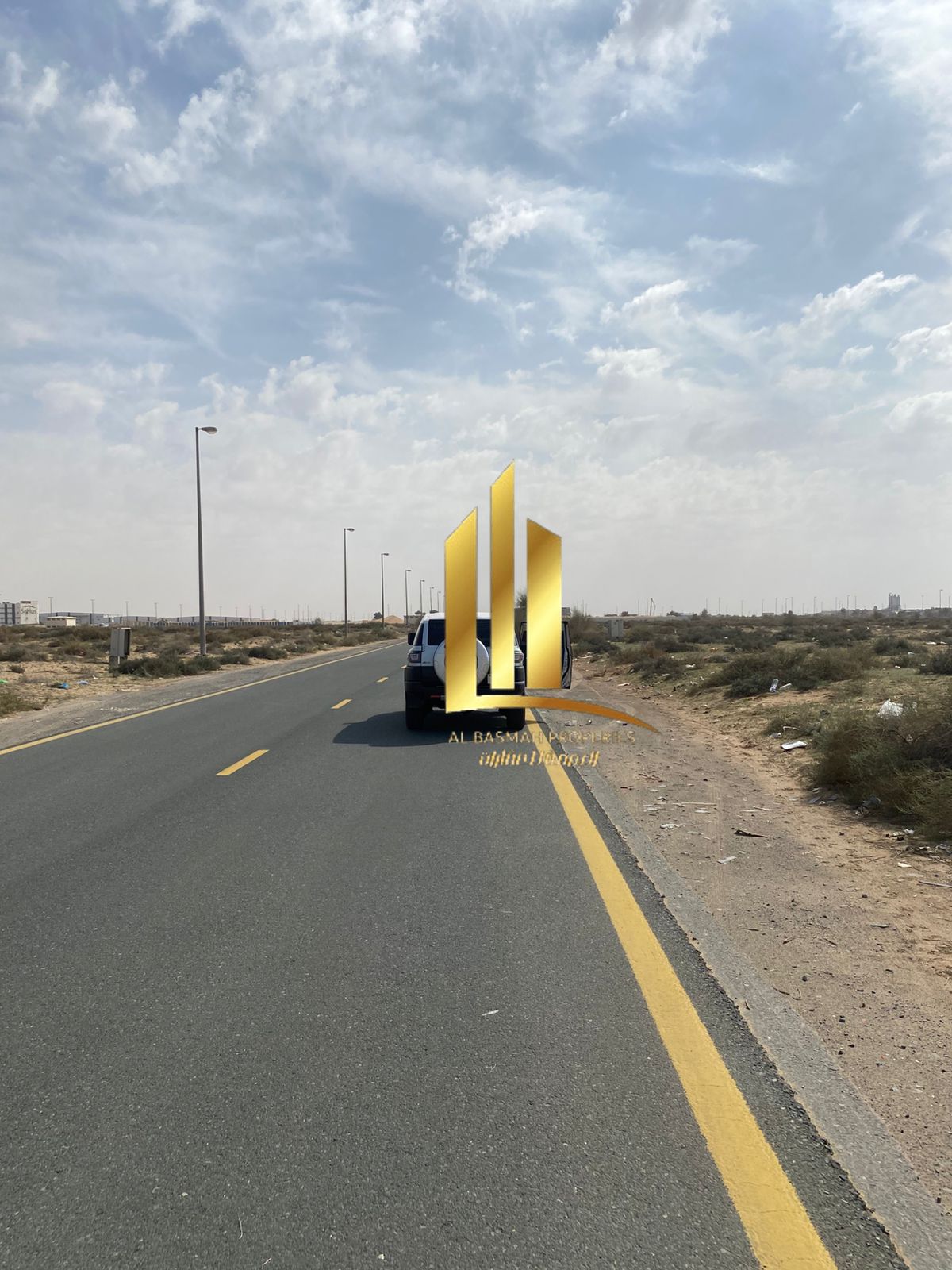 For sale in Al Sajaa Industrial, Block 8, near the junkyard and auctions – freehold.