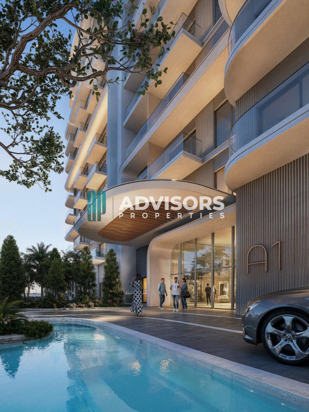 Yas Riva Residence || Full Canal And Pool View ||