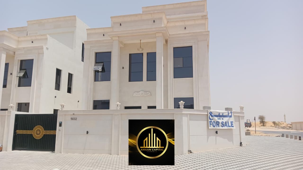 Modern villa, first occupancy, 6 bedrooms, for sale in Al Amrah, Ajman