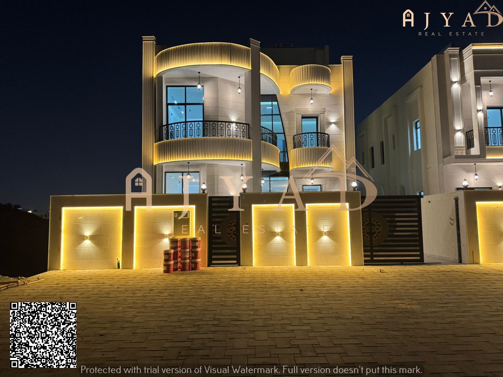 Villa for Sale in Al Haliyo 2 | Ground + First + Staircase | 5 Bedrooms | 6 Bathrooms | Fees Included | AED 1,850,000