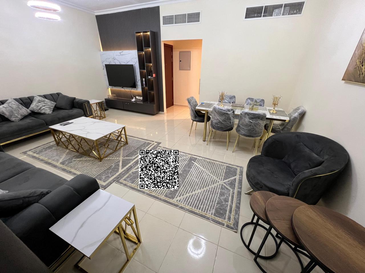 Two bedrooms and a living room for sale in Orient Towers. Down payment 255