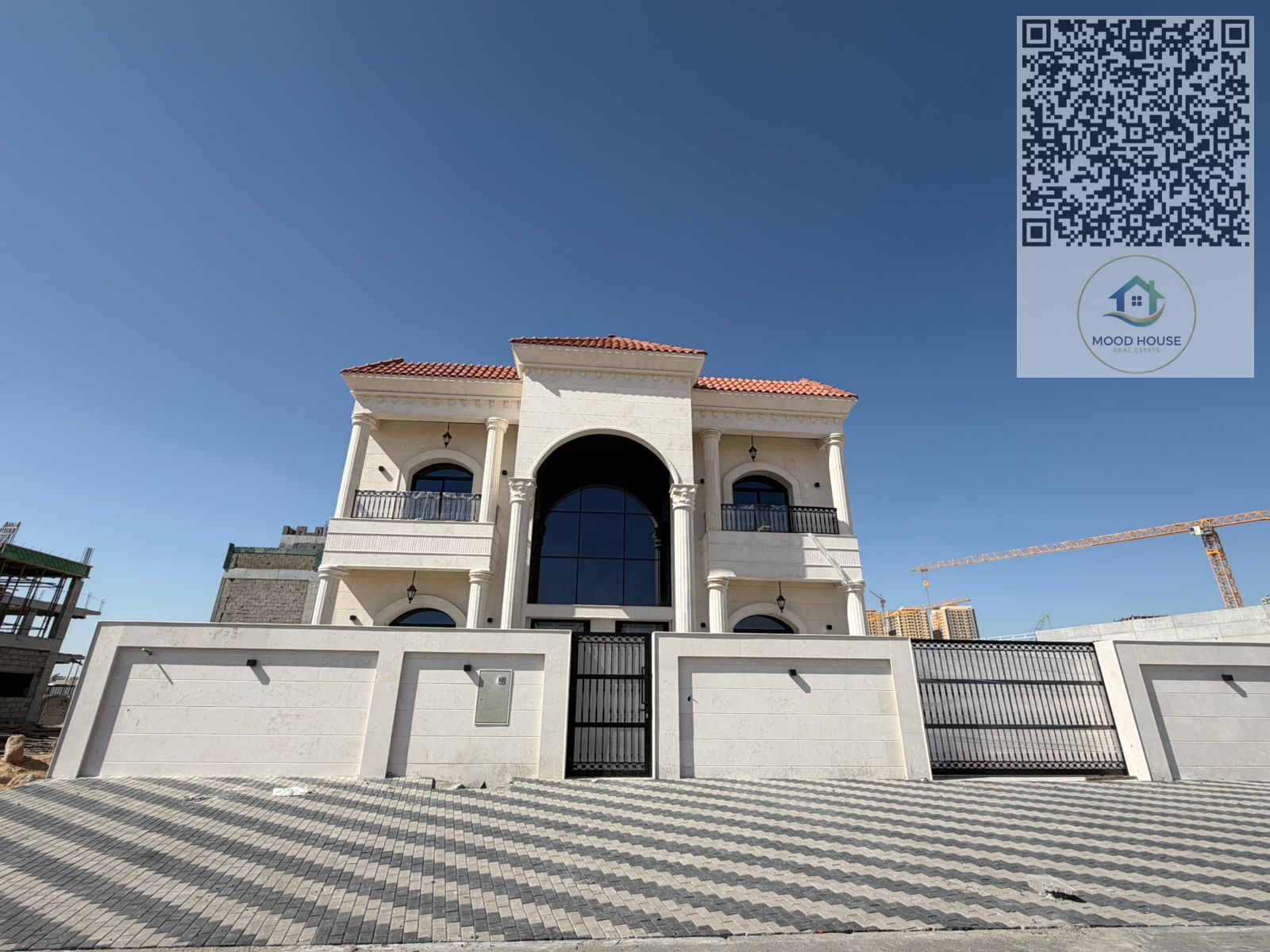 Elegant Corner Villa for Sale in Ajman – 5 Master Bedrooms & Private Pool