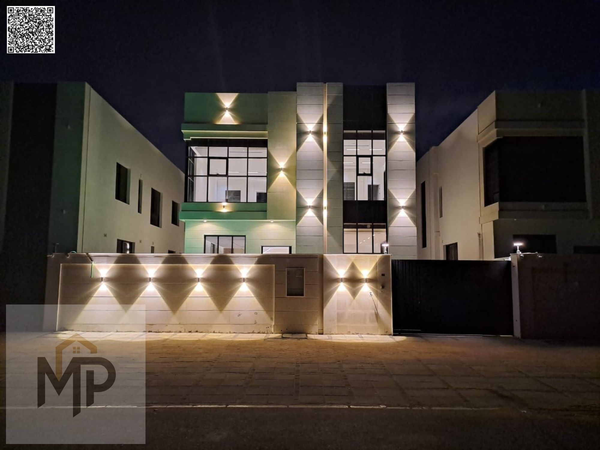 Villa (with S pool) for sale at ajman| al helio2 area| 5 master rooms, majlis, 2halls, maid room, swimming pool| freehold| 0 registration fees.