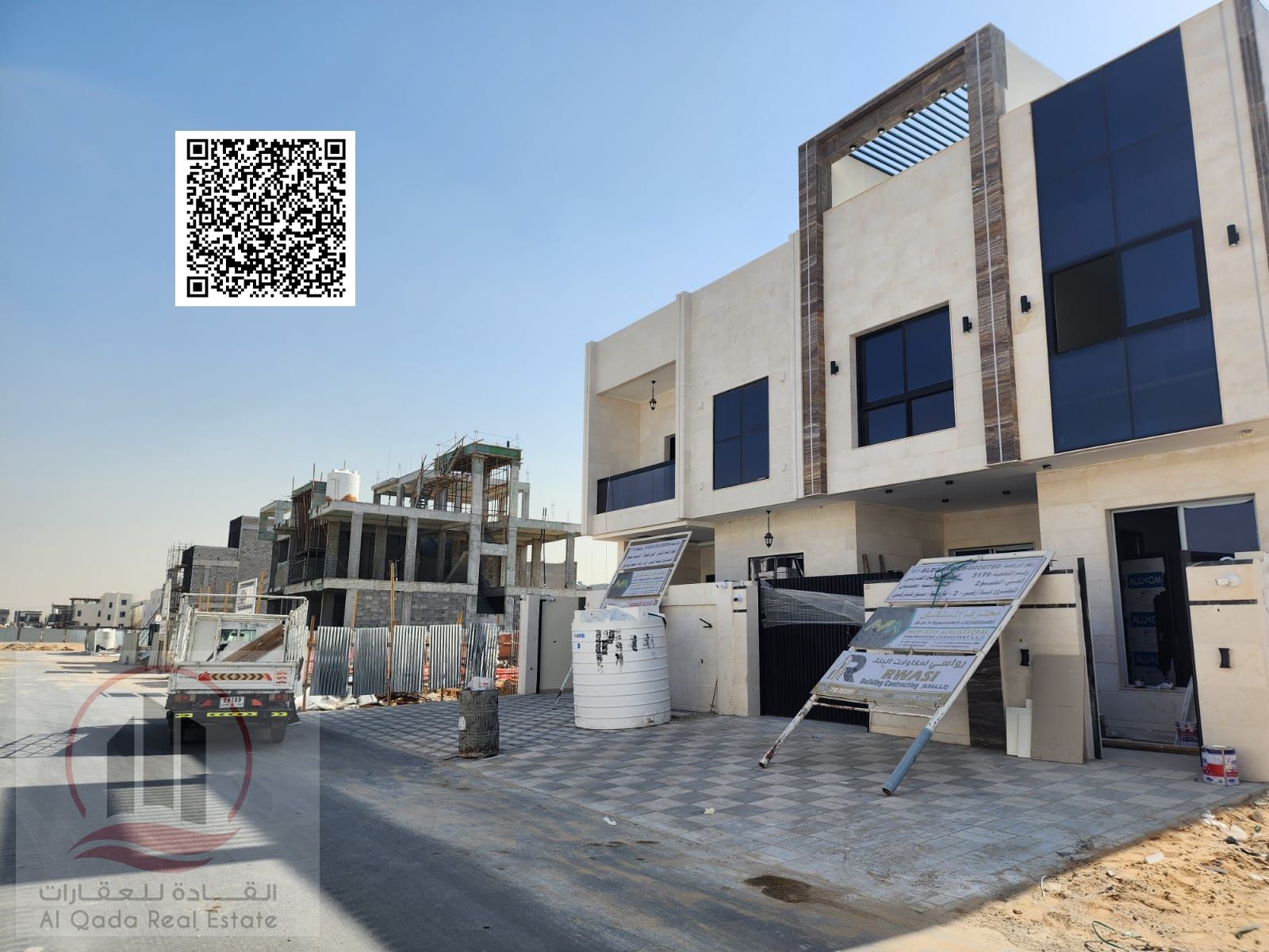 For sale, a Townhouse in Ajman Al Helio 5 master rooms a Majles room a hall and a maid’s room freehold for all nationalities, Installment with out do