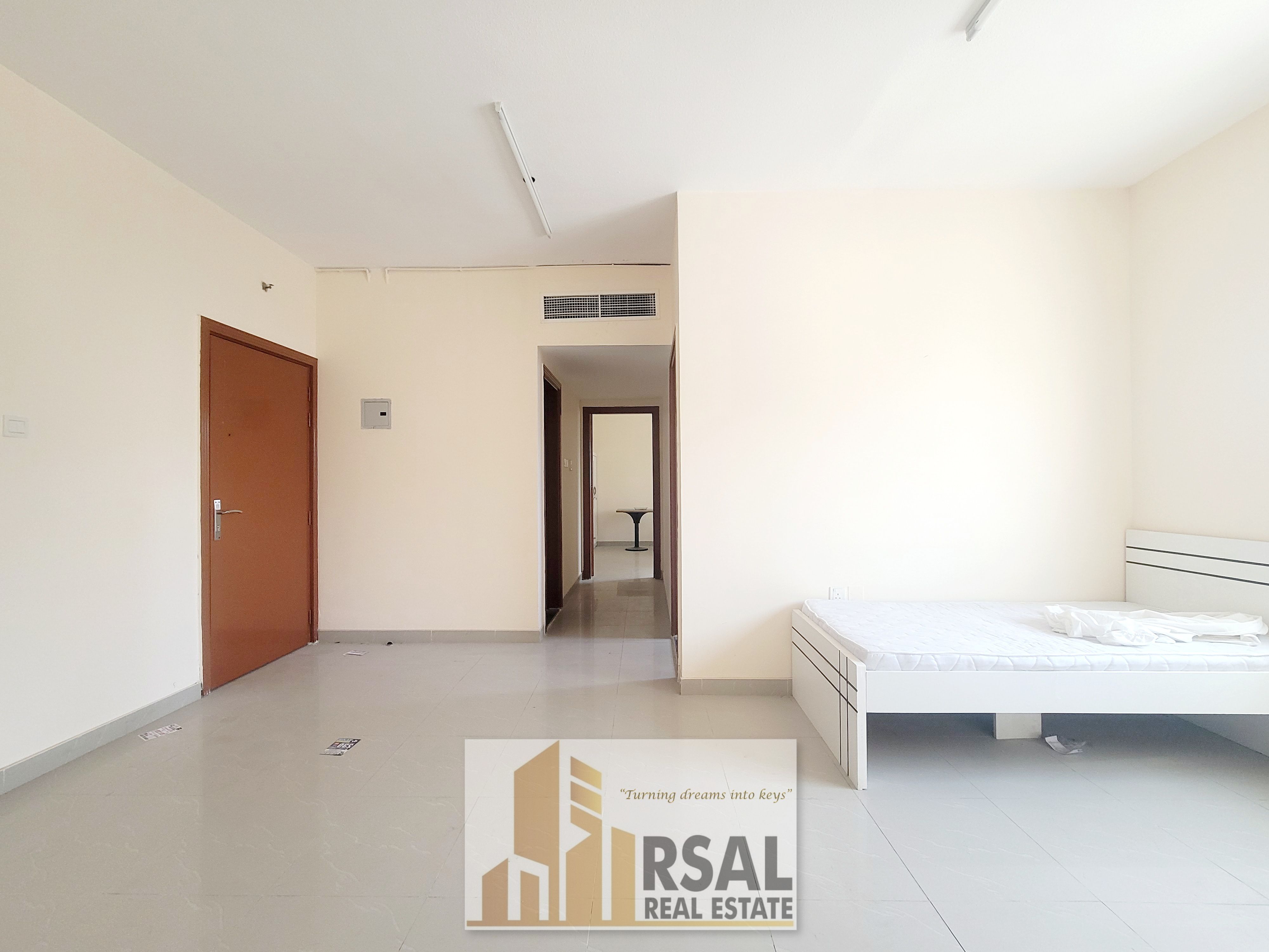 Biggest Size Apartment 1 Bedroom Hall// for Staff accommodation// Ready to move// prime location// Easy Exit to Dubai