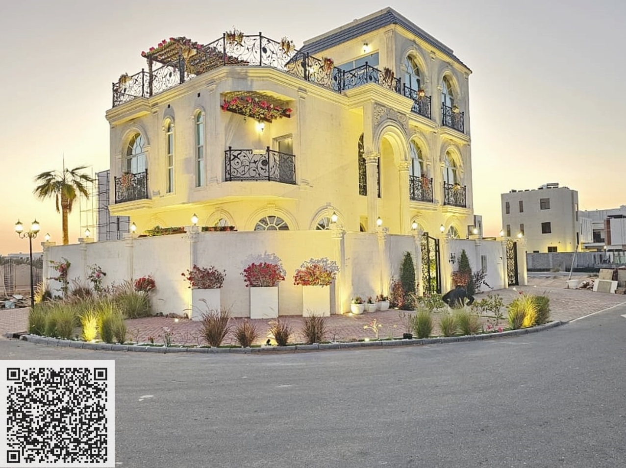 Luxury villa for sale with swimming pool in Al Bahia – Ajman | Corner of two streets