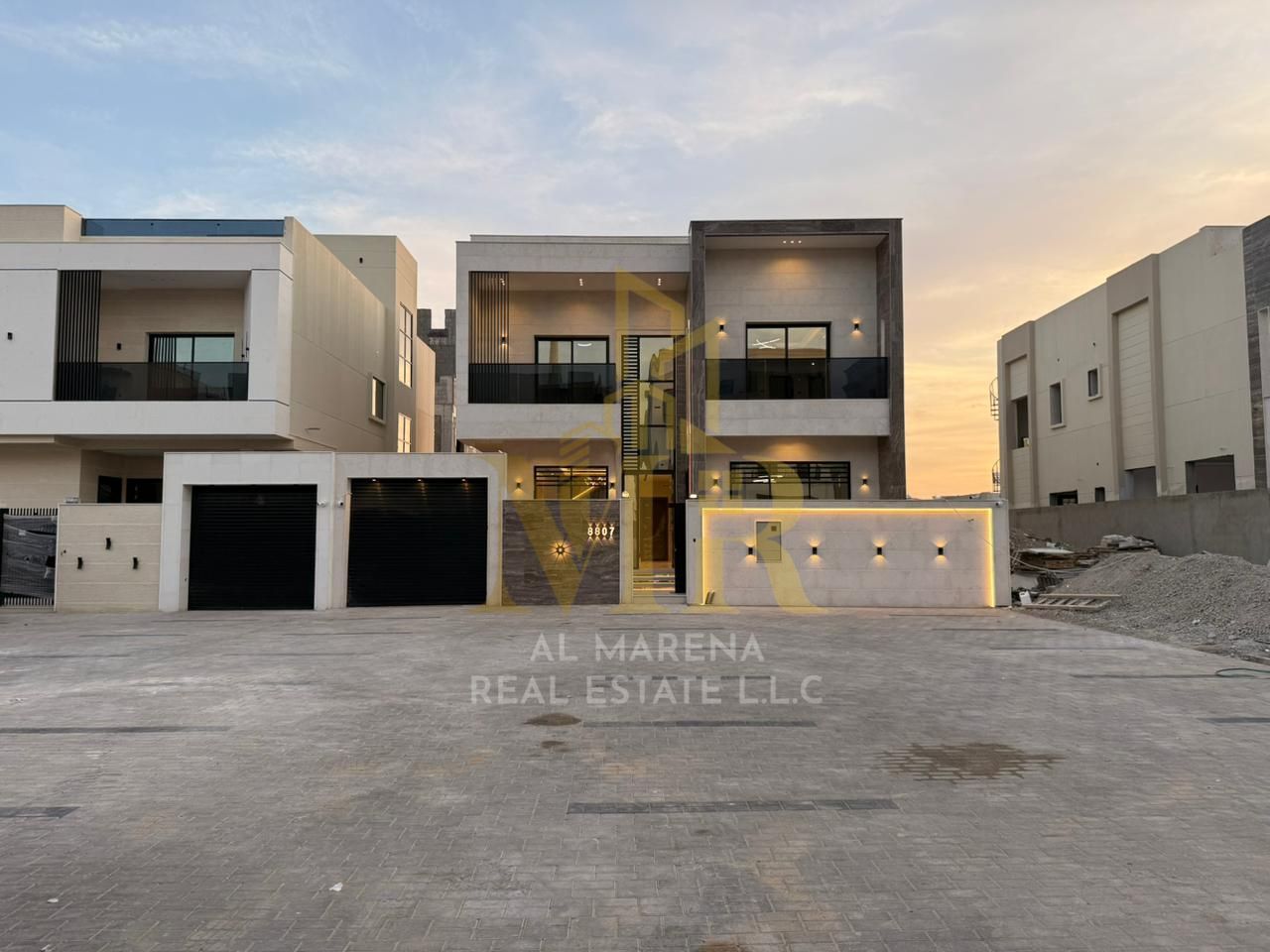 Villa for sale in a prime location on the main street - Excellent finishes - Large built-up area - Spacious yard - Freehold ownership for all national