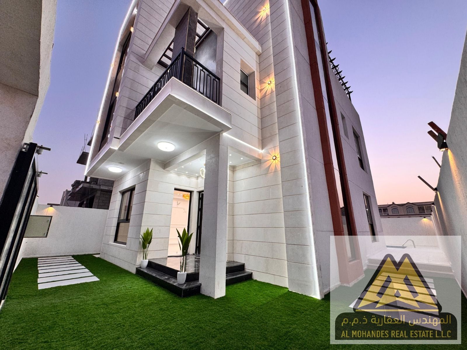 Modern Luxury Villa for Sale in Al Zahia 2, Ajman | 6 Master Bedrooms | Pool | Roof Terrace | Spacious Living | AED 1,790,000