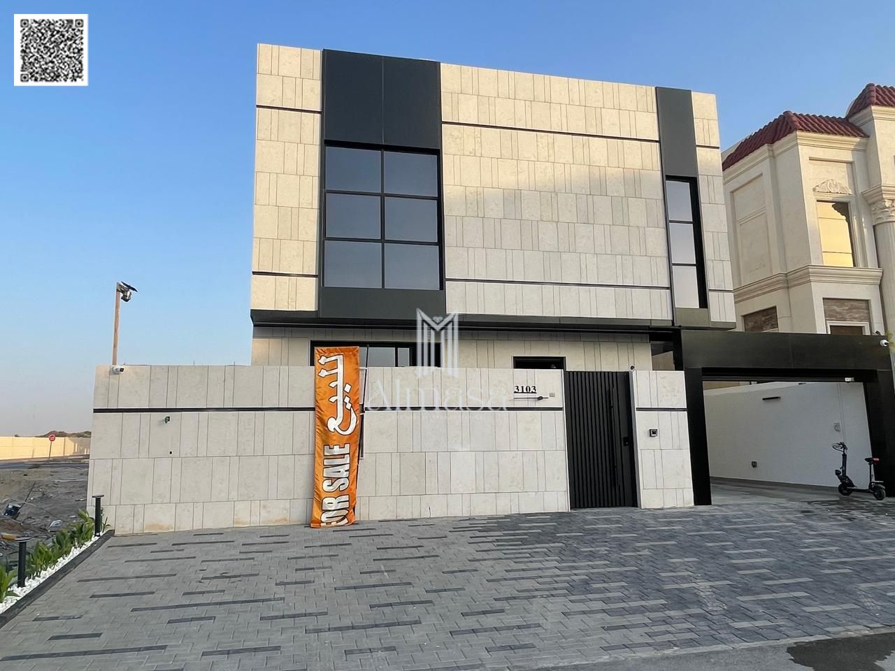 Villa for sale in Al Bahia area, with a very distinctive view, close to all services, near the airport, and close to Sheikh Mohammed Bin Zayed Road.