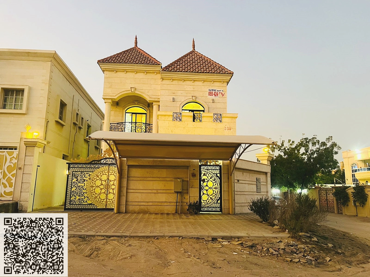 Modern villa for sale – Prime location near amenities Freehold ownership for all nationalities