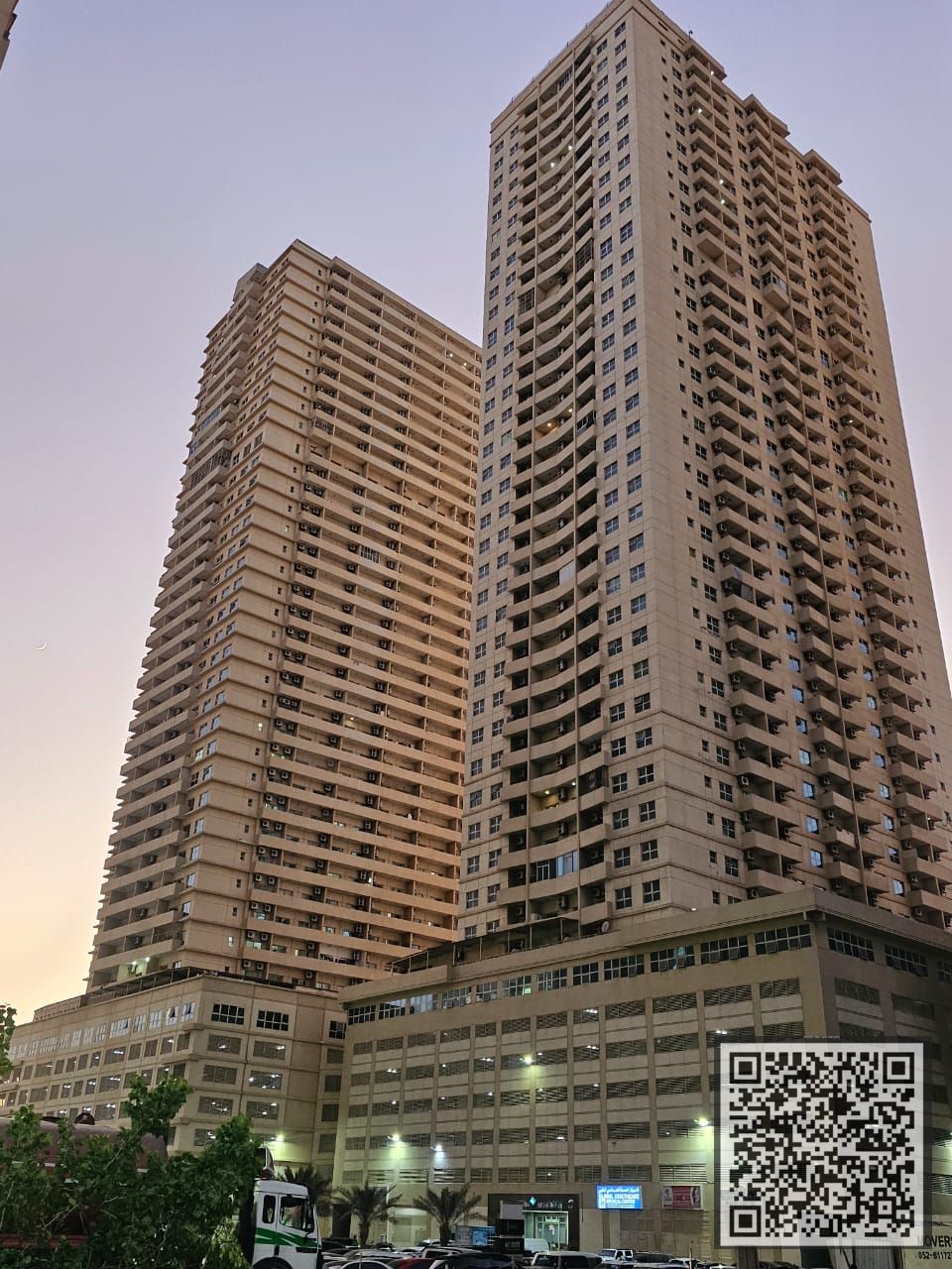 BEAUTIFUL VACANT ONE BEDROOM HALL WITH PARKIBG IN LILIES TOWER AJMAN