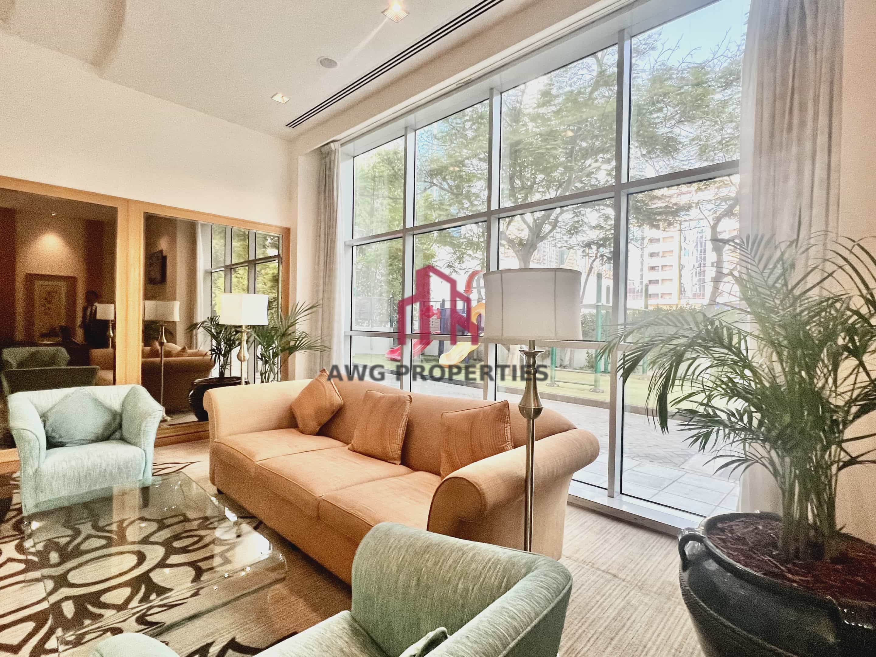 Premium living in DIFC with sea view + maids