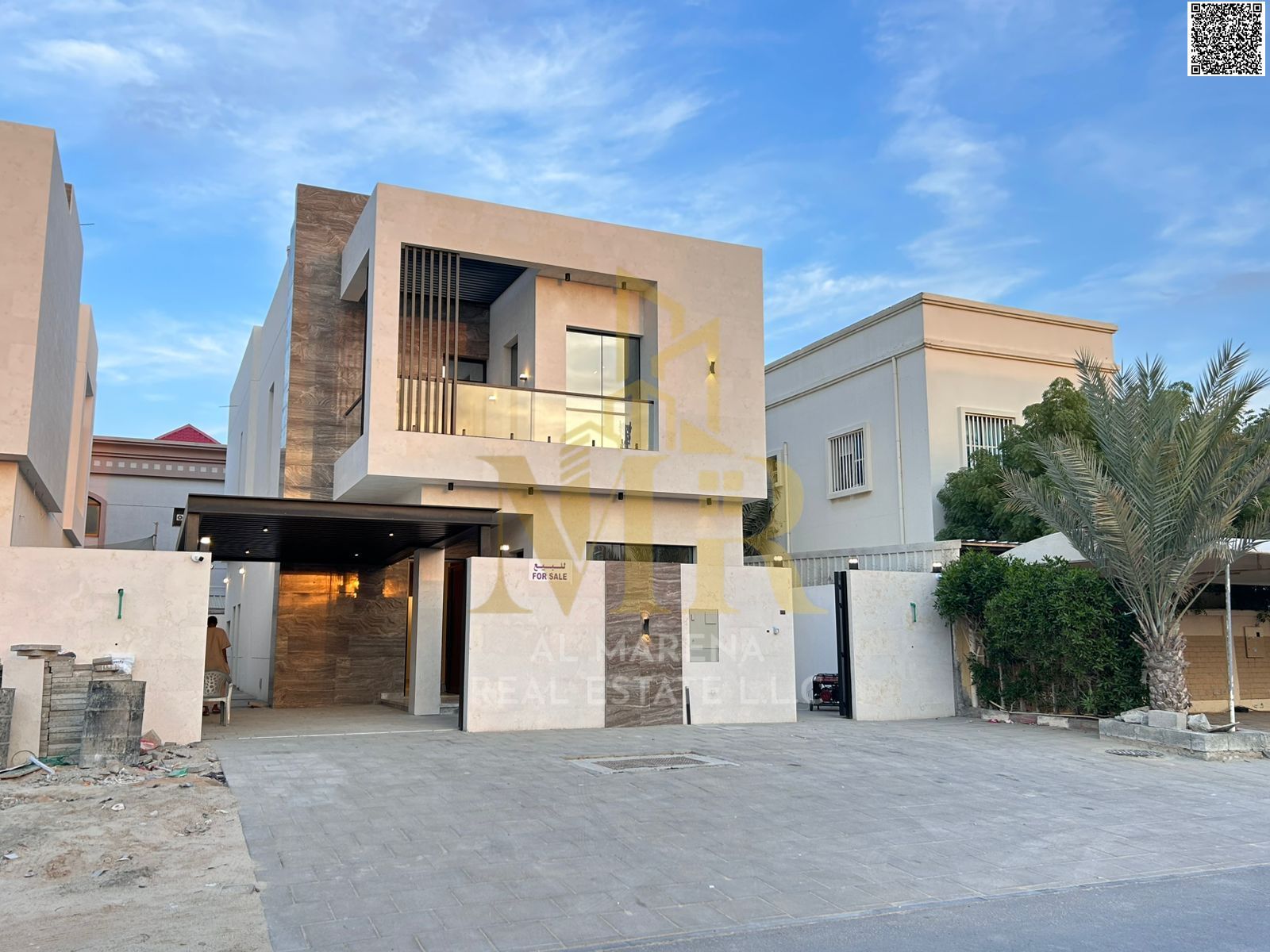 New villa for sale in Al Muwaihat 2 – Prime location directly next to the mosque, freehold ownership