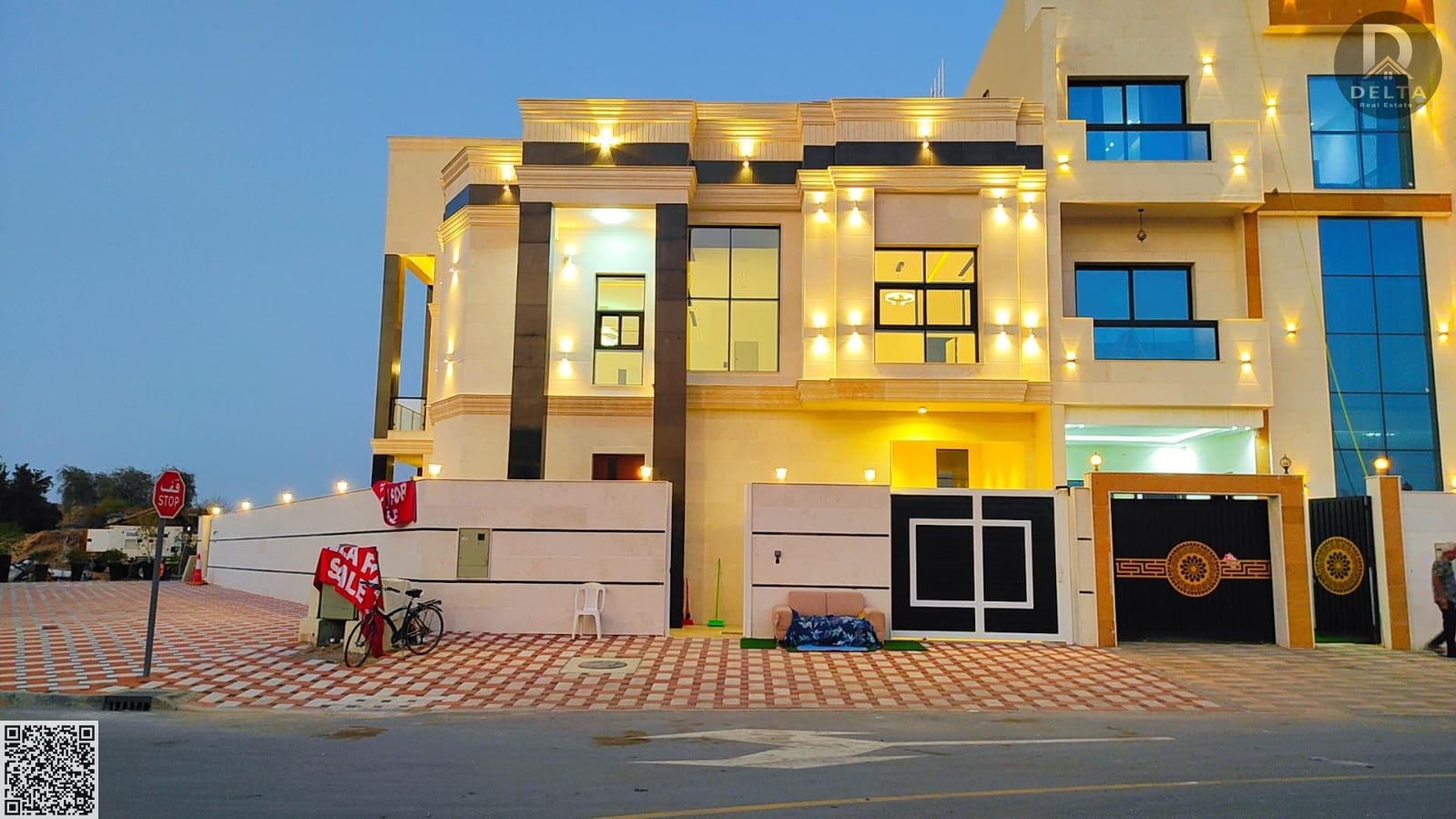 Villa for sale (corner) | 5 bedrooms | 2 large living rooms suitable for family gatherings | Large majlis (reception room) | Roof terrace | Private si