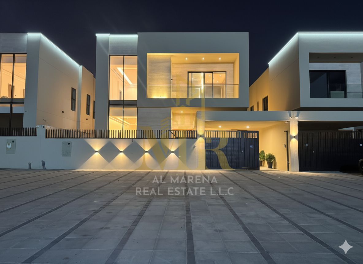 Luxury Hotel-Finish Villa in Al Zahya | 5 Master Bedrooms + Maid Room | 30m Front Setback | Freehold | Exceptional Value for the Specifications