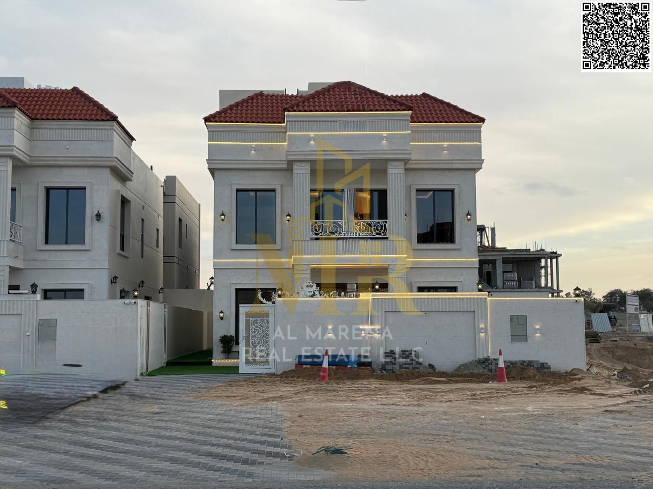 Luxury Villa with High-End Finishes and Large Setback in Al Hiliou 1 – Price Inclusive of Registration Fees and Negotiable