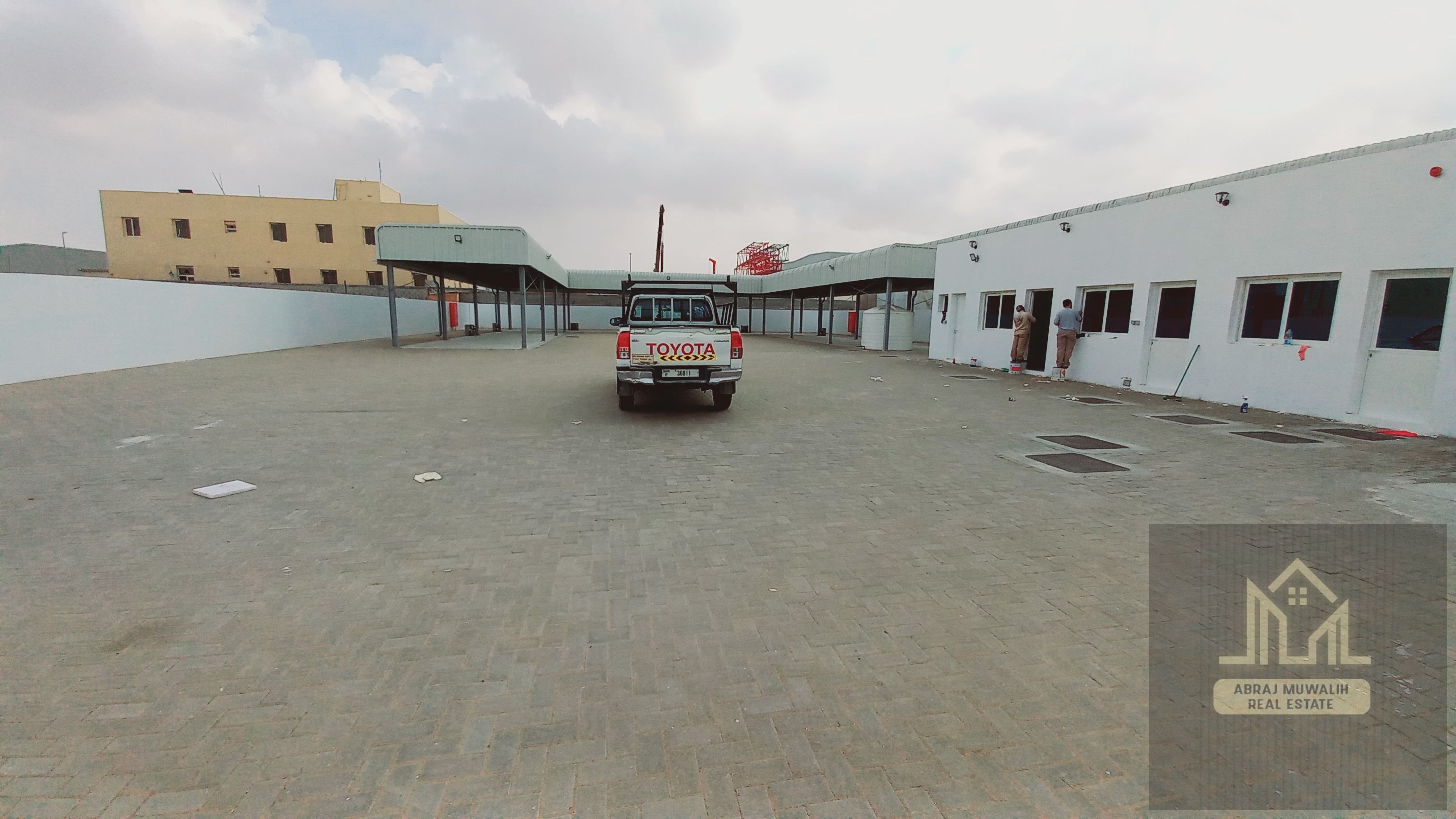 Prime 17,000 Sq Ft Open Yard with Shed | 190 KW Power | Offices | Prime Location Al sajaa Sharjah