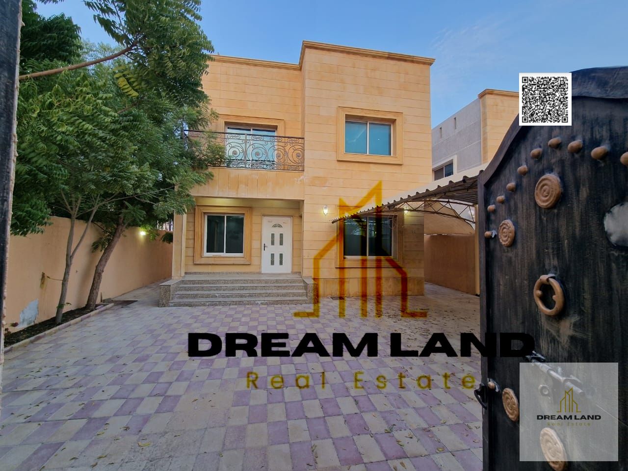 Including water,elc and AC, Amazing villa consists of 5 master bedrooms with built in wardrobes, now for sale, located in upscale area in Al Mowihat